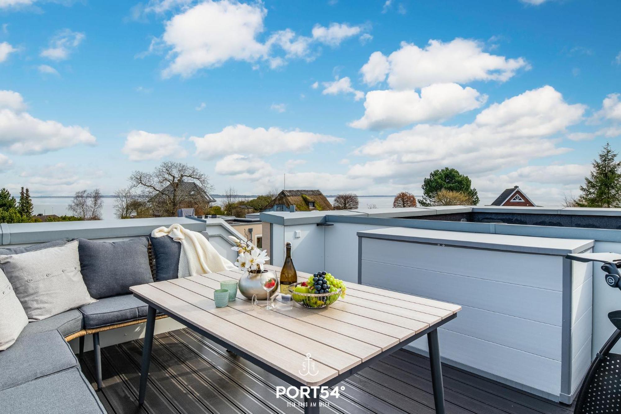 Modernes Ferienhaus "Meerliebe" Mit Direktem Meerblick An Der Ostsee Glücksburg Exterior foto